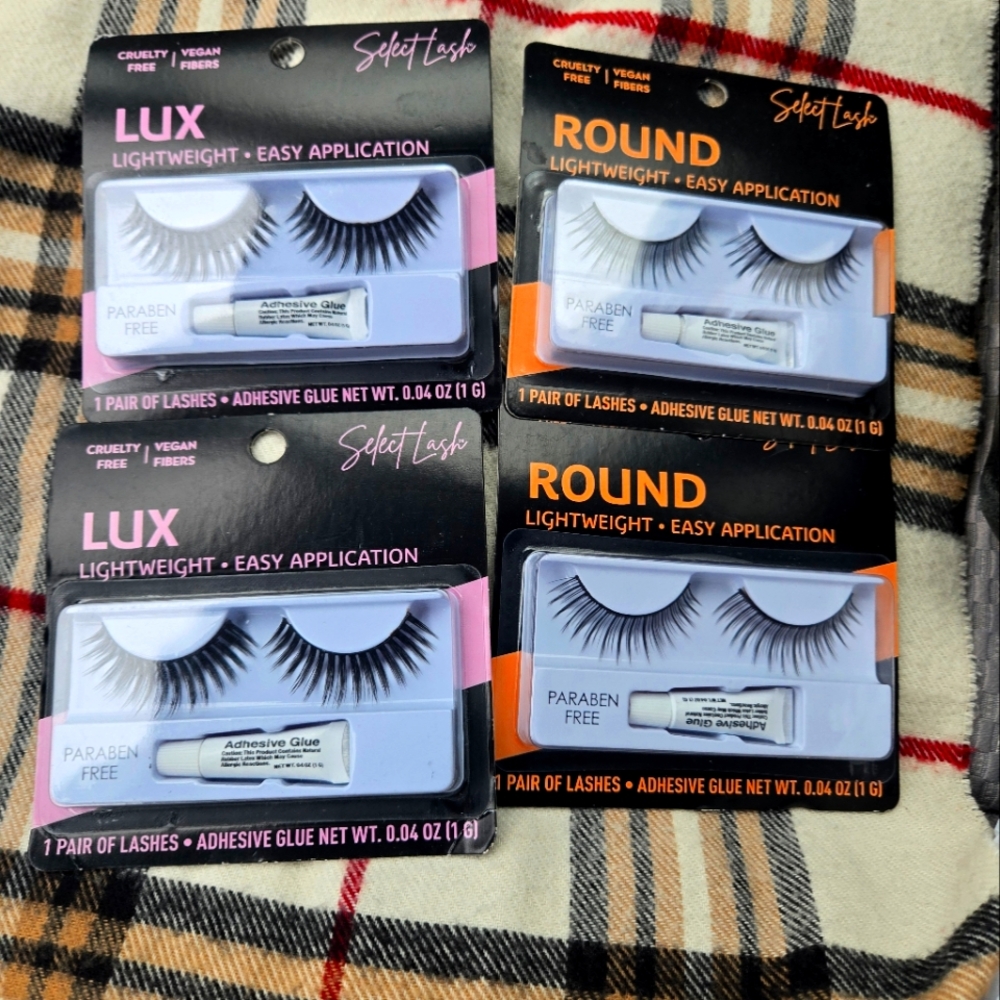 Select Lash Lux and Round Eyelashes Set